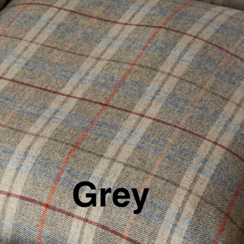 Country Classic Tweed Wool Mattress Dog Bed - Grey